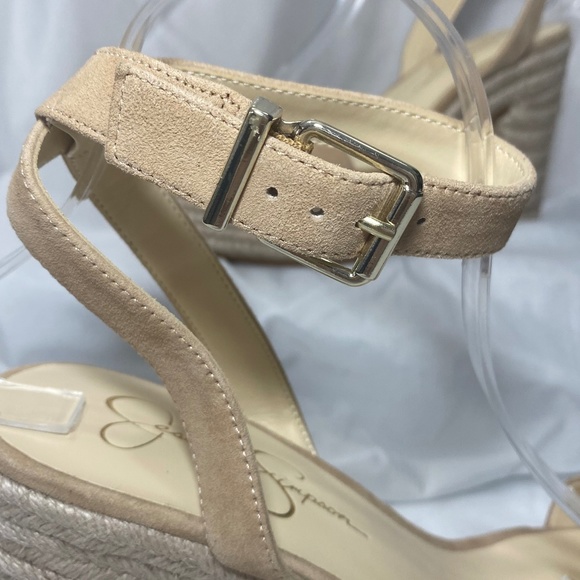 Jessica Simpson Symia Jute and Leather Platform Sandal Women's 8M - Picture 7 of 15